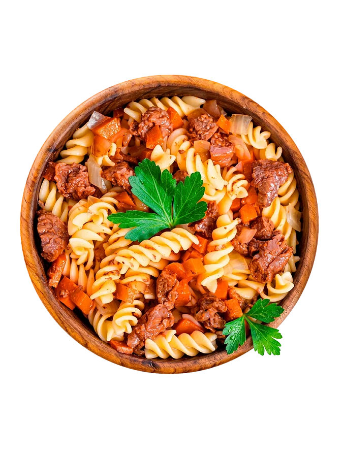 Макароны по-флотски с говядиной